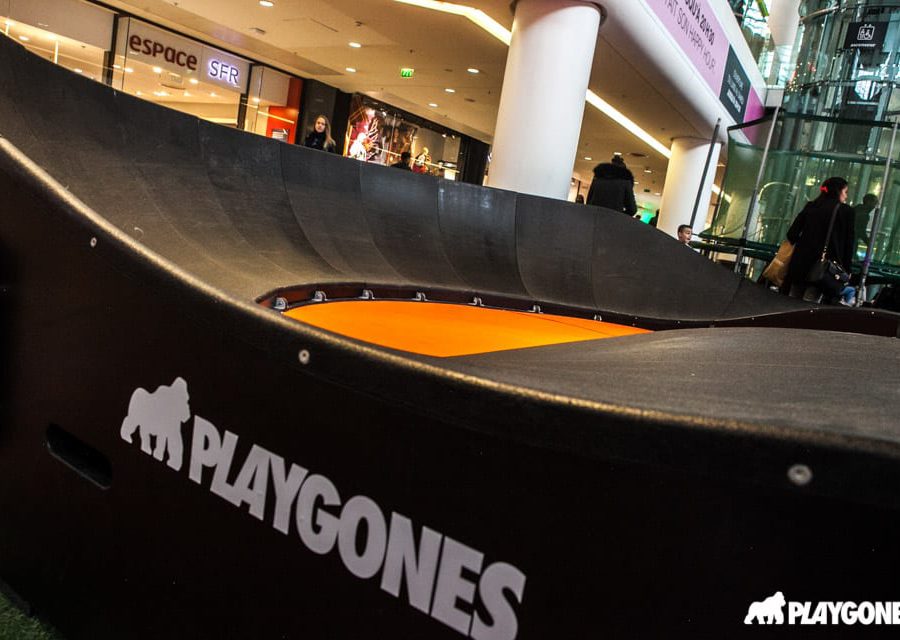 Pumptrack Centre commercial "Les 4 Temps " - La Défense, Paris