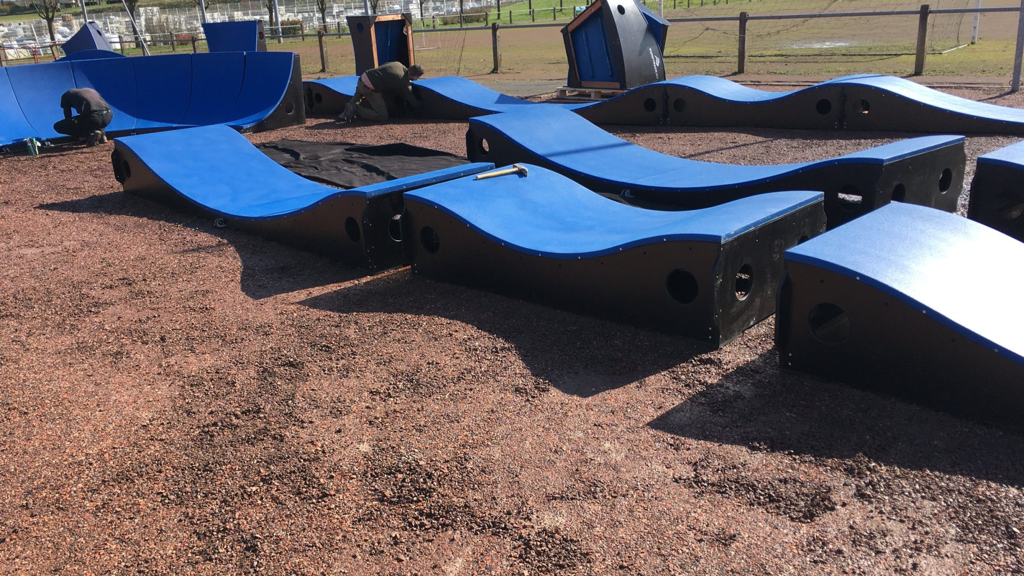 Pumptrack modulaire, Woustviller - Moselle