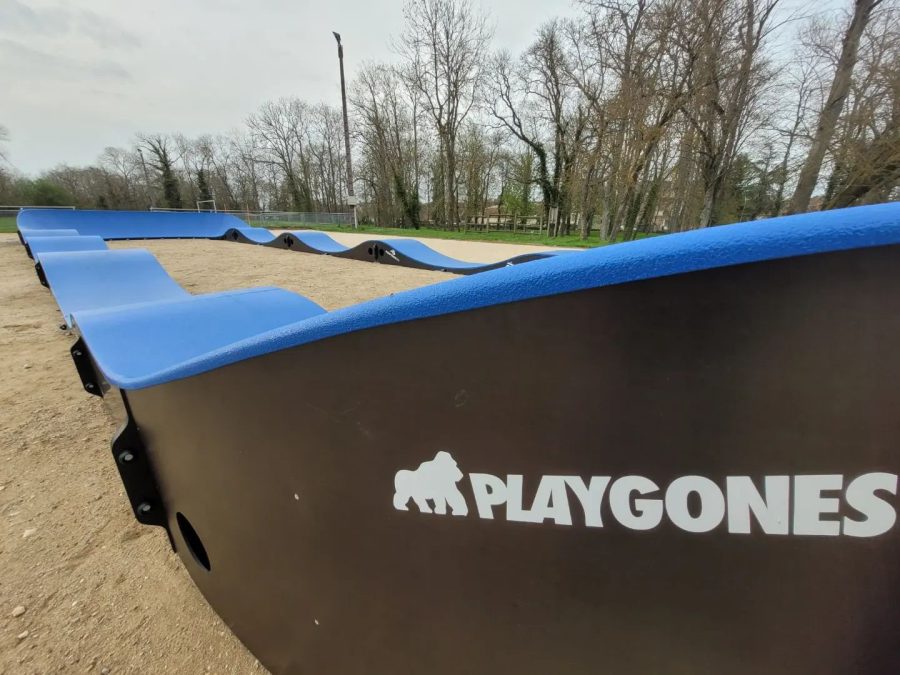 Pumptrack modulaire Speedway à Puiseaux (Loiret), détail des modules