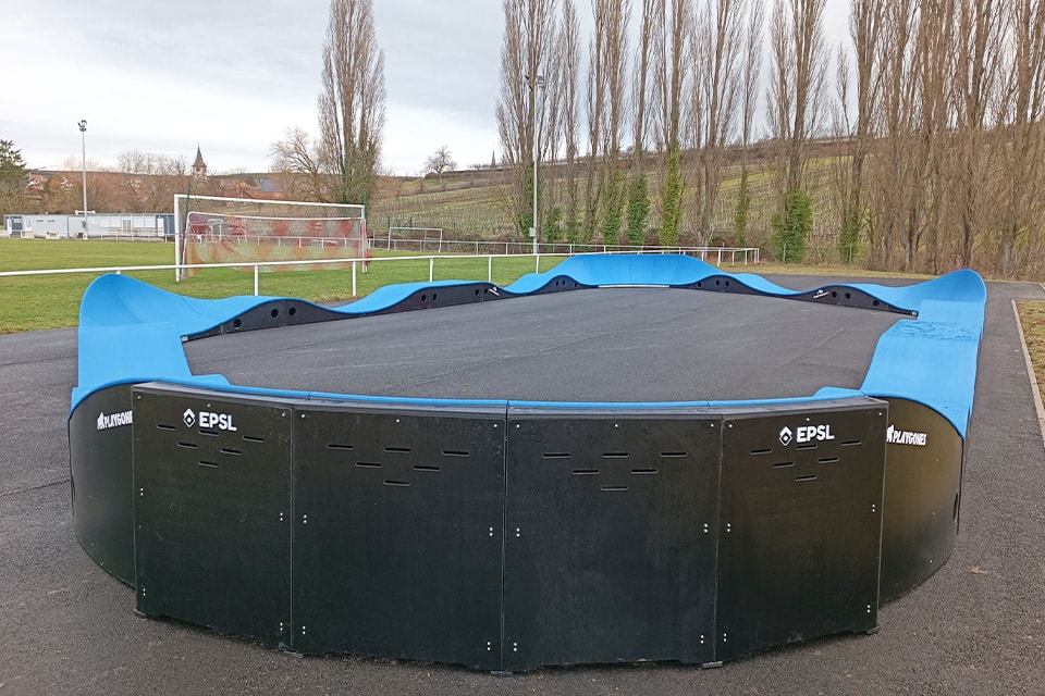 Pumptrack de Balbronn dans le vignoble Alsacien