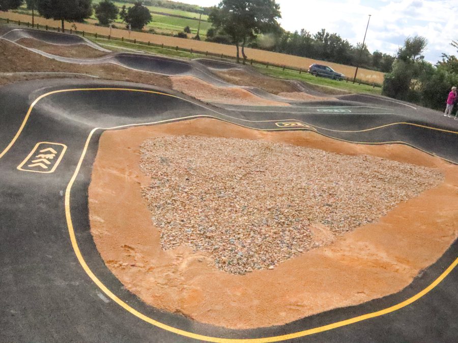 Pumptrack en enrobé, Dracy-le-Fort