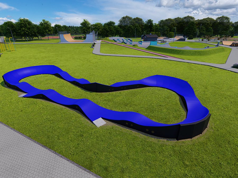 Pumptrack Dino (PC04B), pumptrack modulaire