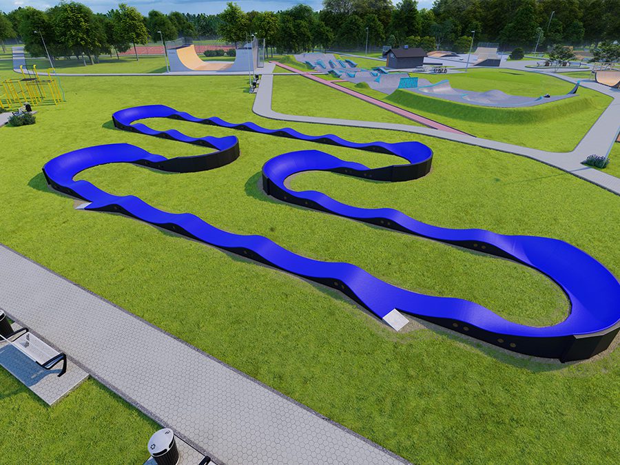 Pumptrack Riverside (PC07D), pumptrack modulaire