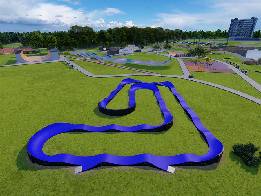 Pumptrack Sebring (PC07C), pumptrack modulaire
