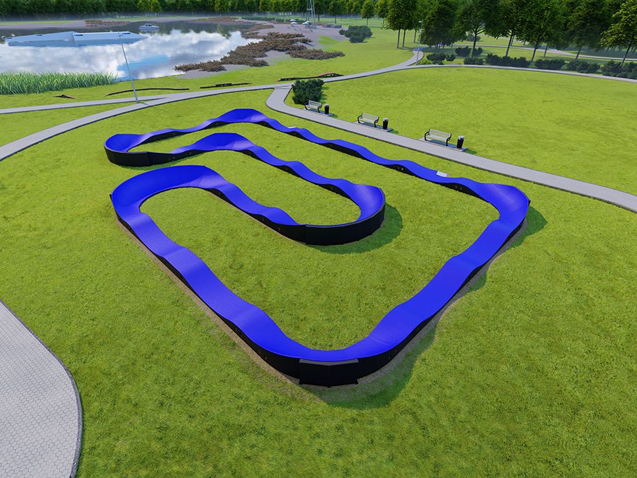Pumptrack Silverstone (PC07B), pumptrack modulaire