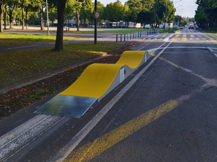 Pumptrack modulaire à Amiens (Somme), détail des modules (troisième vue)