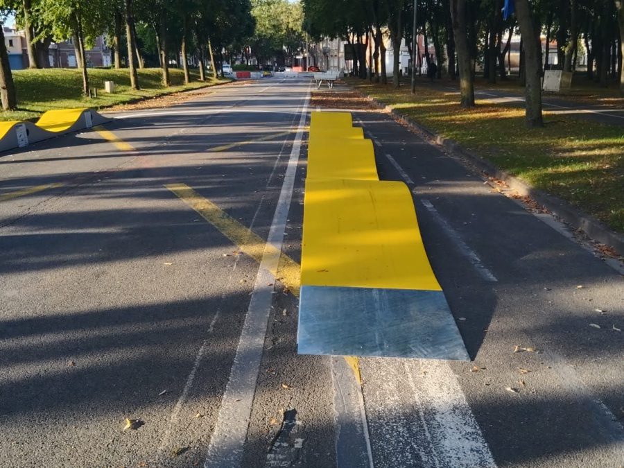 Pumptrack modulaire à Amiens (Somme), détail des modules (cinquième vue)
