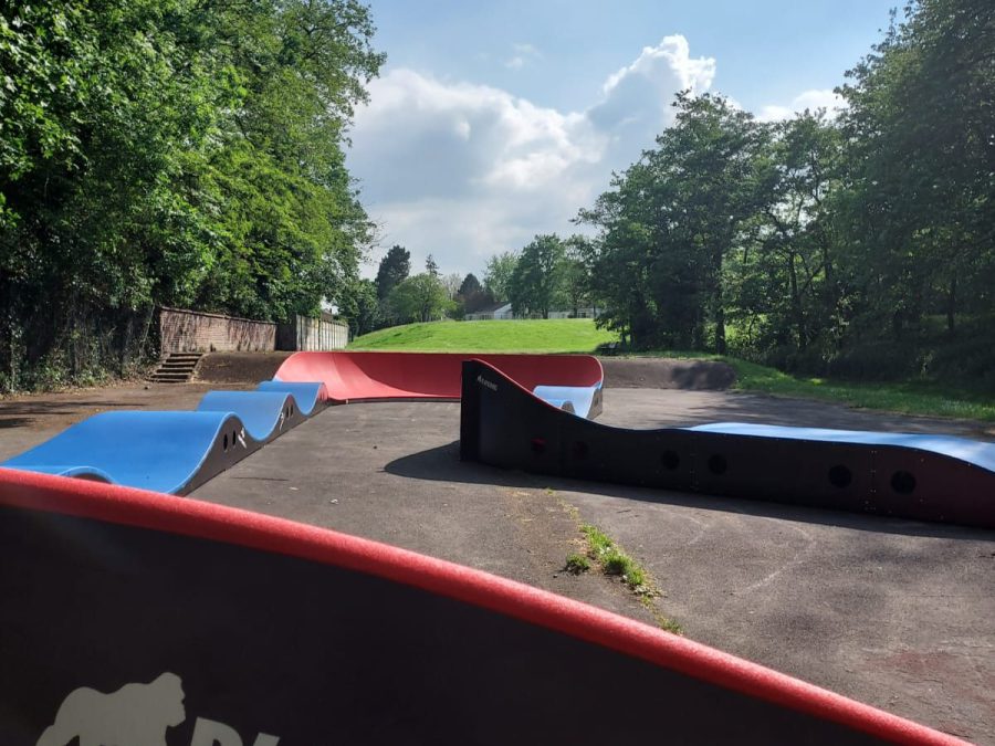 Pumptrack modulaire Brookland à Bully-les-Mines (Pas-de-Calais), détail des modules (troisième vue)