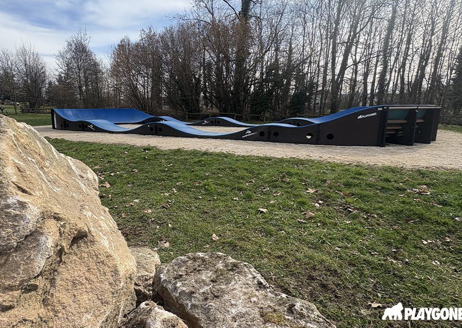 Pumptrack modulaire Monza à Cessieu (Isère), détail des modules