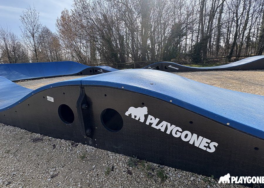 Pumptrack modulaire Monza à Cessieu (Isère), détail des modules (troisième vue)