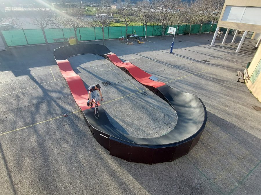 Pumptrack modulaire Monza à Nice (Alpes-Maritimes), vue aérienne