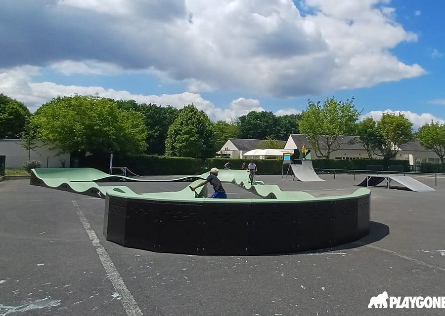 Pumptrack modulaire Brookland à Saint-Germain-lès-Corbeil (Essonne), vue d'ensemble (cinquième vue)
