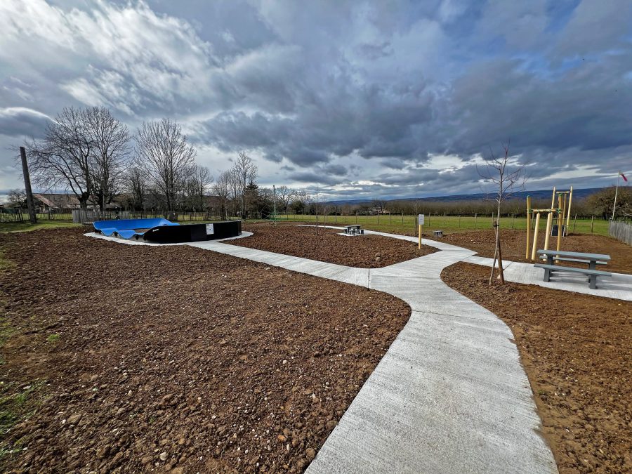 Pumptrack modulaire Speedway à Saint-Pierre-de-Chérennes (Isère), vue d'ensemble (sixième vue)