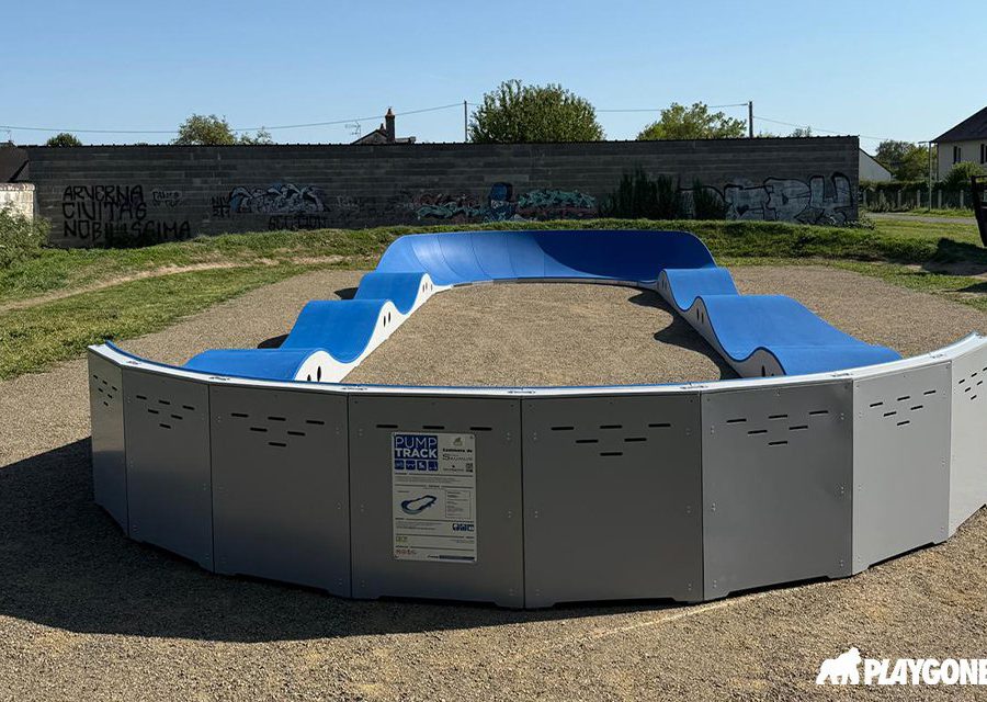 Pumptrack modulaire Monza à Saumur (Maine-et-Loire), vue d'ensemble (cinquième vue)