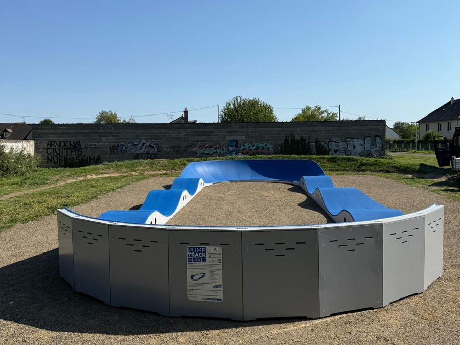Pumptrack modulaire Monza à Saumur (Maine-et-Loire), vue d'ensemble (sixième vue)