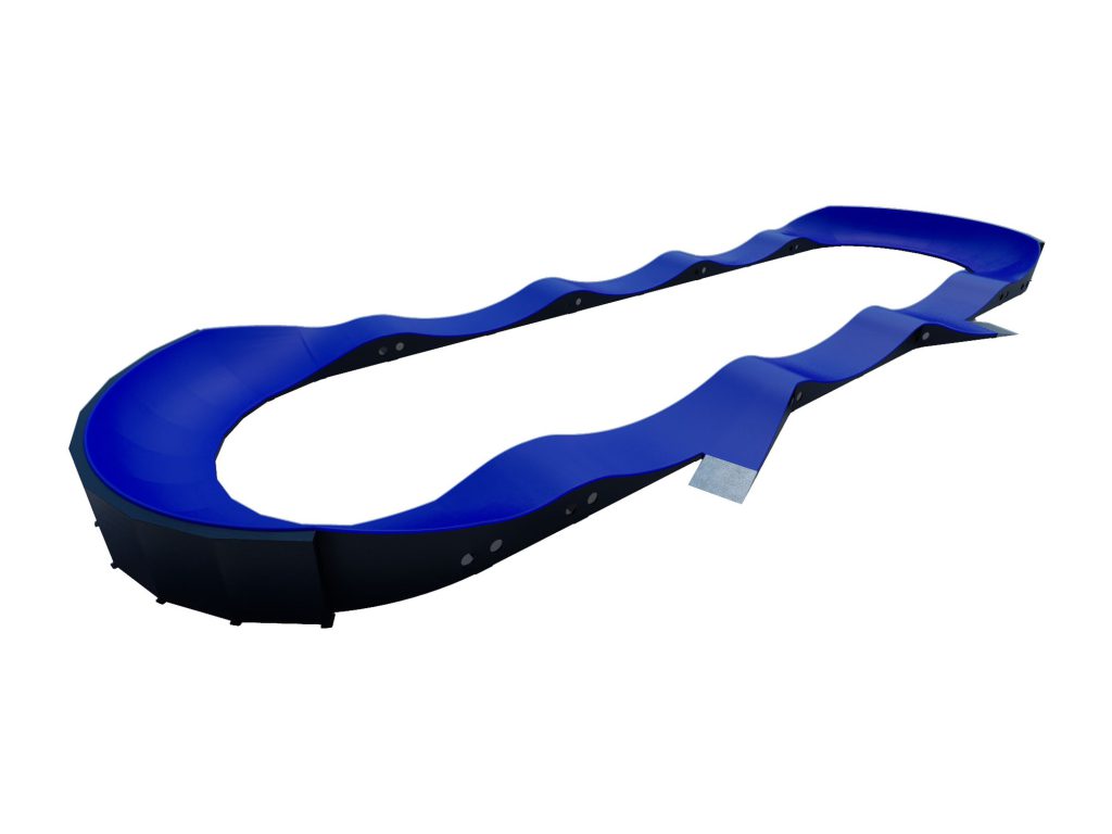 Pumptrack Speedway, modules bleu
