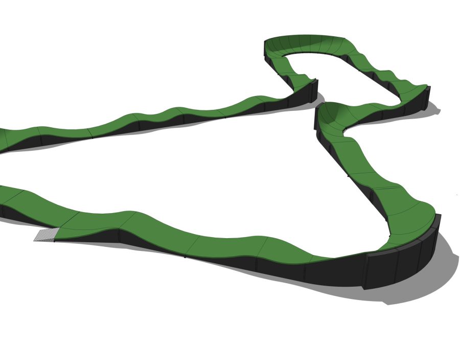 Pumptrack modulaire, Chambon-sur-Lac